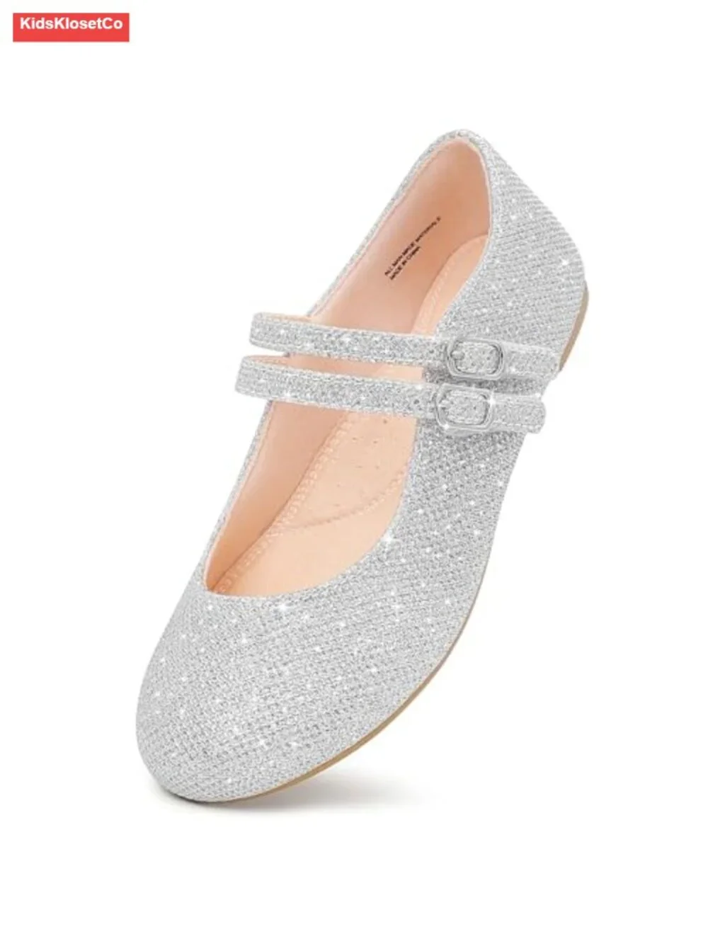 Girls Mary Jane Flats Dress Shoes Ballet Hook Loop Back to School Princess